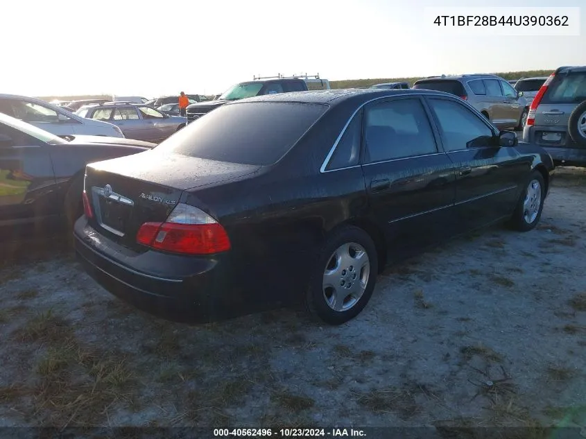 2004 Toyota Avalon Xls VIN: 4T1BF28B44U390362 Lot: 40562496