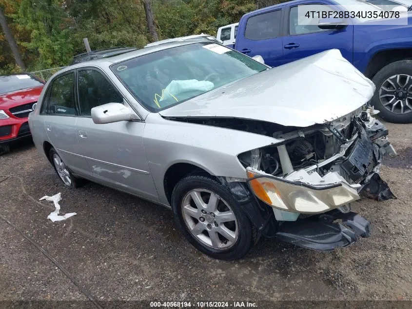 2004 Toyota Avalon Xl VIN: 4T1BF28B34U354078 Lot: 40568194