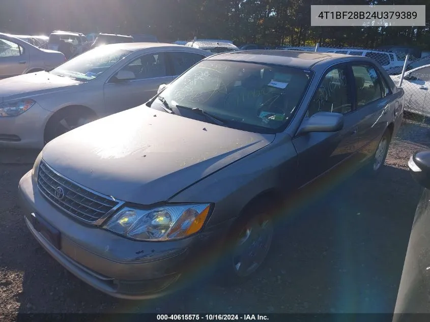 2004 Toyota Avalon Xls VIN: 4T1BF28B24U379389 Lot: 40615575