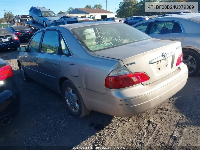 2004 Toyota Avalon Xls VIN: 4T1BF28B24U379389 Lot: 40615575