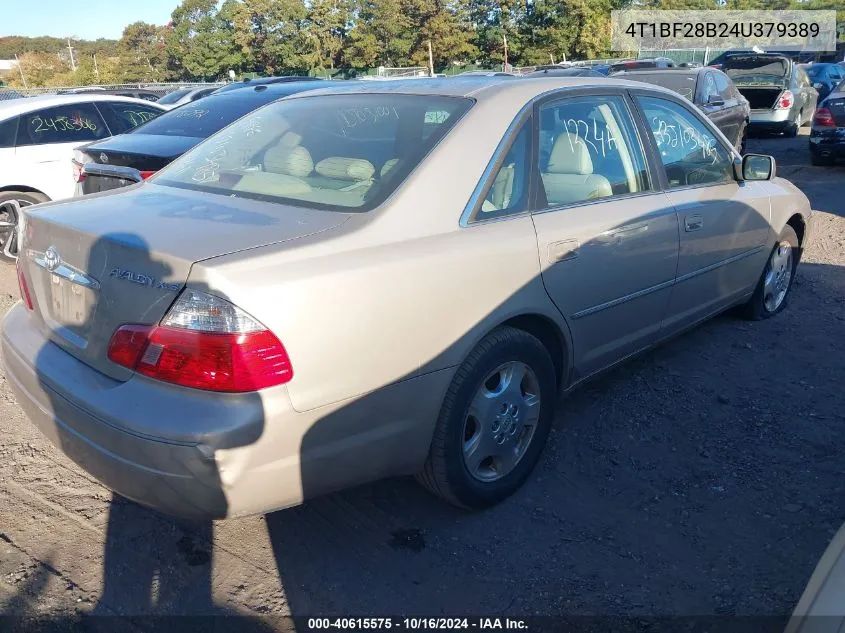 2004 Toyota Avalon Xls VIN: 4T1BF28B24U379389 Lot: 40615575