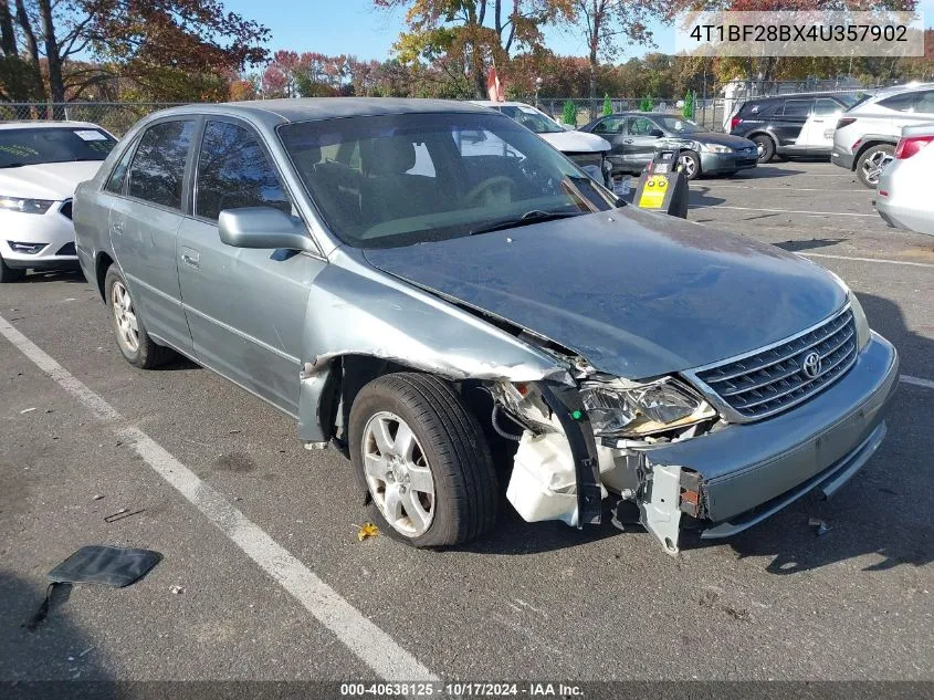 2004 Toyota Avalon Xl VIN: 4T1BF28BX4U357902 Lot: 40638125