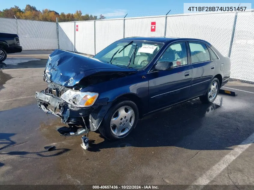 4T1BF28B74U351457 2004 Toyota Avalon Xls