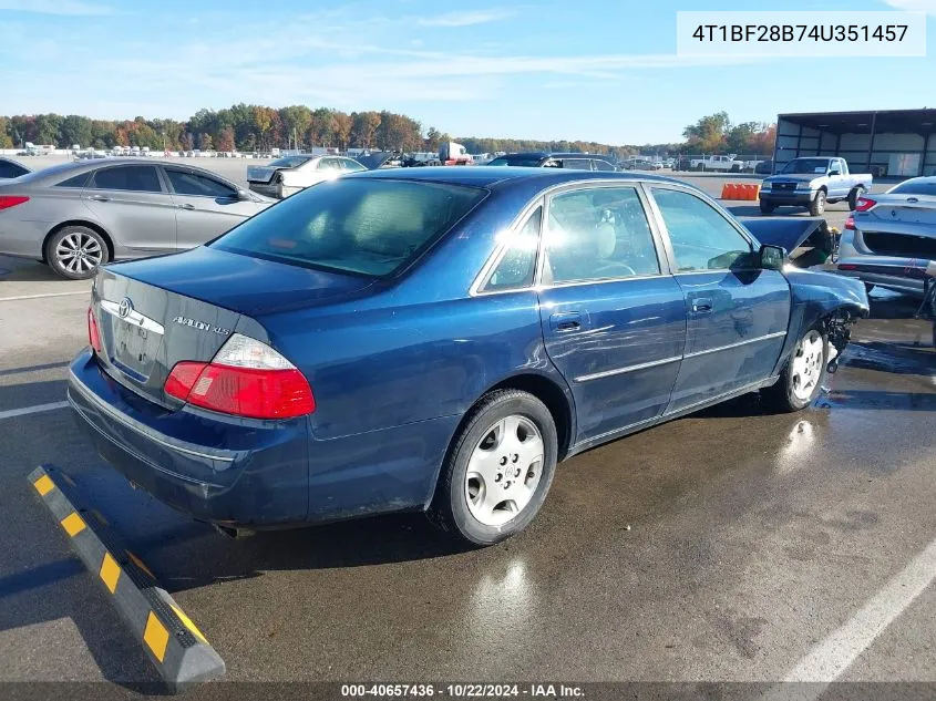 4T1BF28B74U351457 2004 Toyota Avalon Xls