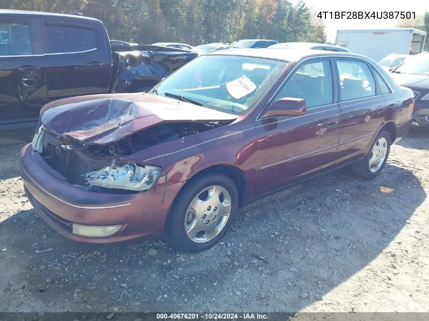 2004 Toyota Avalon Xls VIN: 4T1BF28BX4U387501 Lot: 40676201