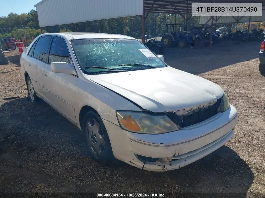 2004 Toyota Avalon Xls VIN: 4T1BF28B14U370490 Lot: 40684154