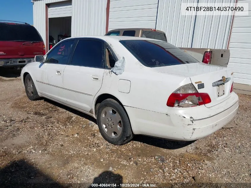 2004 Toyota Avalon Xls VIN: 4T1BF28B14U370490 Lot: 40684154