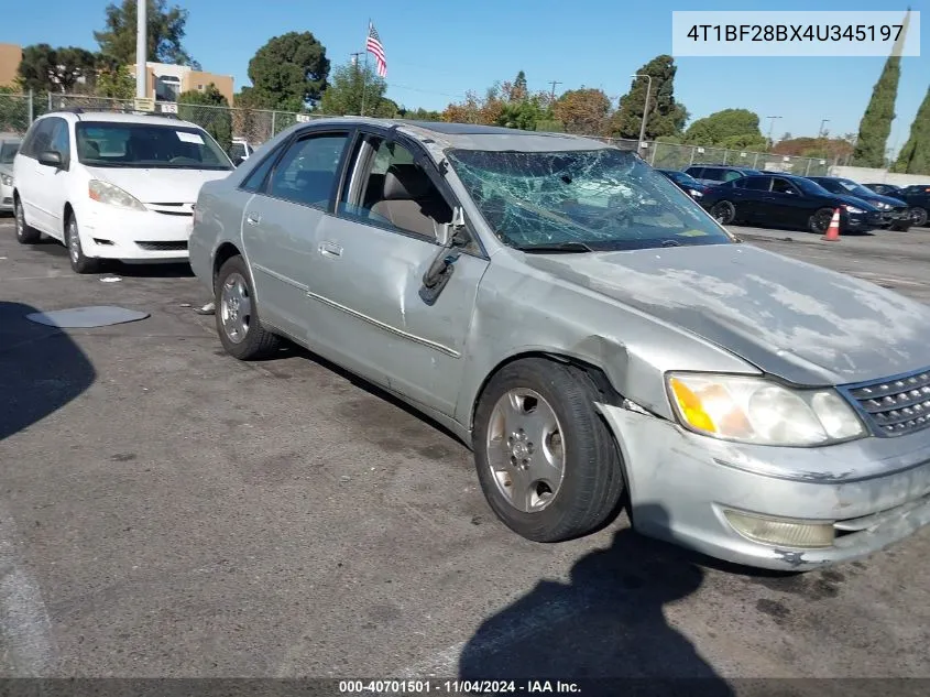 2004 Toyota Avalon Xls VIN: 4T1BF28BX4U345197 Lot: 40701501