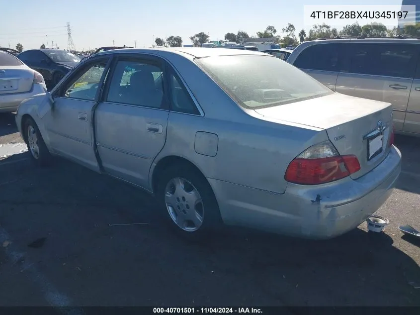 2004 Toyota Avalon Xls VIN: 4T1BF28BX4U345197 Lot: 40701501