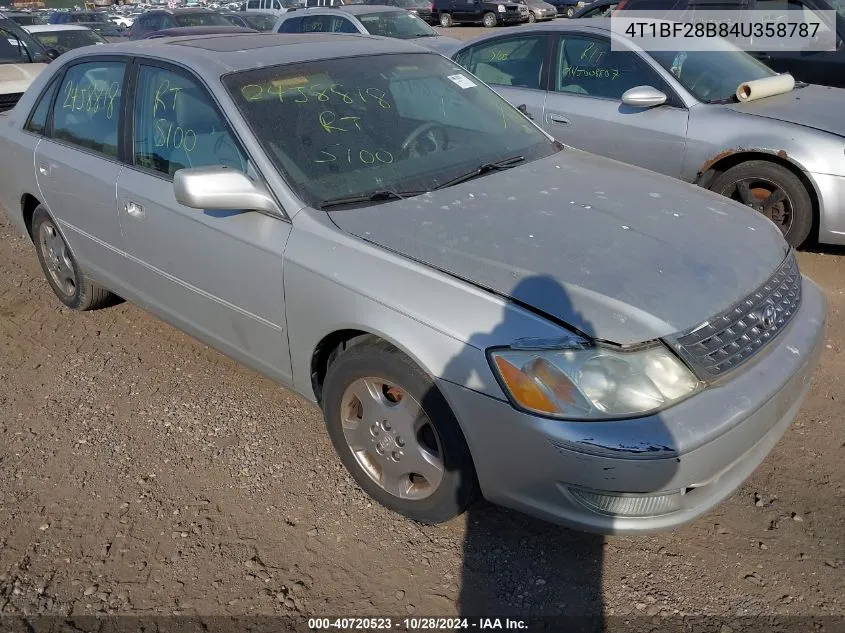 2004 Toyota Avalon Xls VIN: 4T1BF28B84U358787 Lot: 40720523