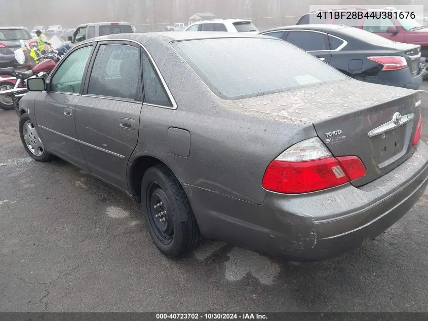 2004 Toyota Avalon Xls VIN: 4T1BF28B44U381676 Lot: 40723702