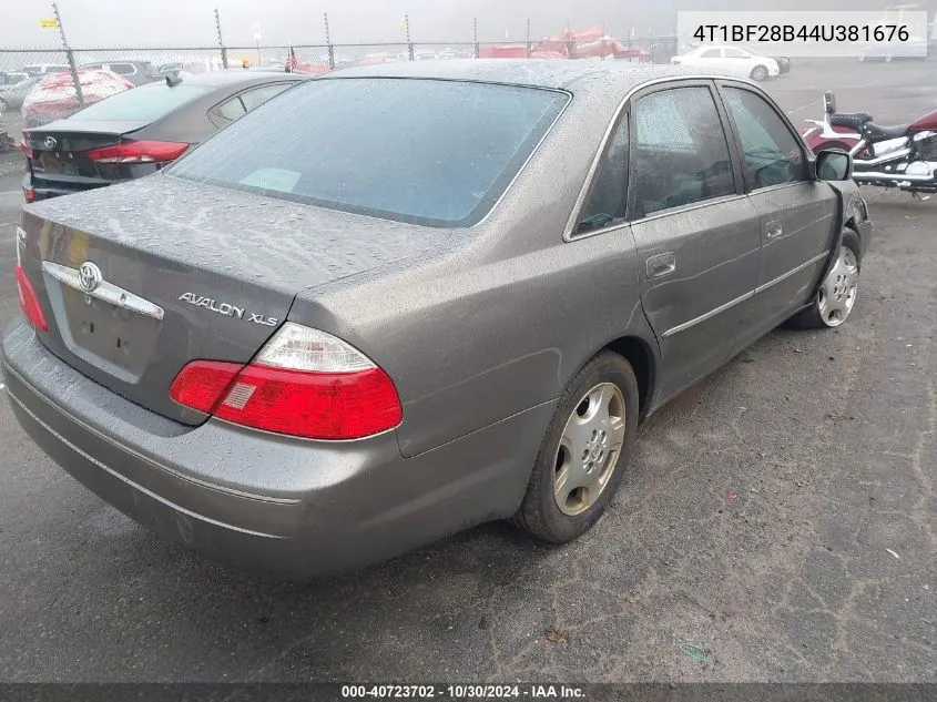 2004 Toyota Avalon Xls VIN: 4T1BF28B44U381676 Lot: 40723702