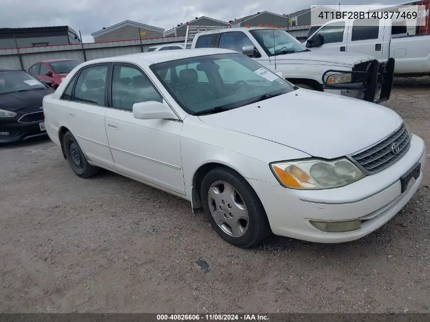 2004 Toyota Avalon Xls VIN: 4T1BF28B14U377469 Lot: 40826606