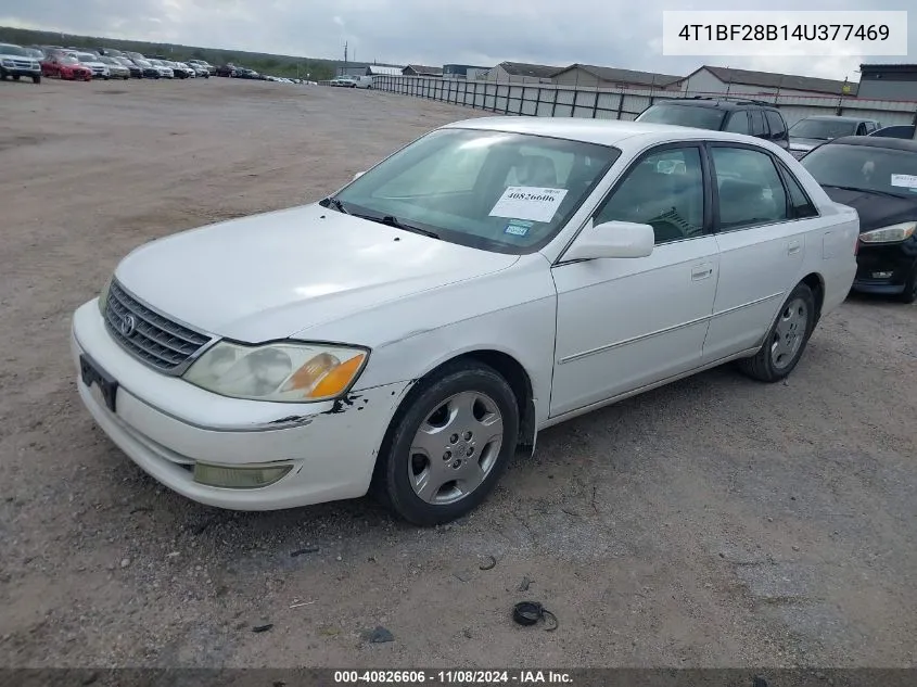 2004 Toyota Avalon Xls VIN: 4T1BF28B14U377469 Lot: 40826606