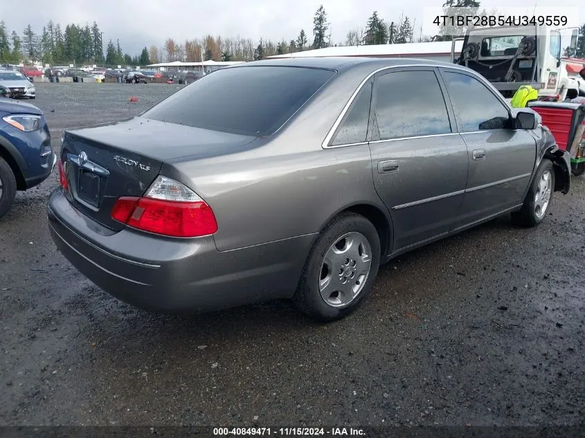 2004 Toyota Avalon Xls VIN: 4T1BF28B54U349559 Lot: 40849471