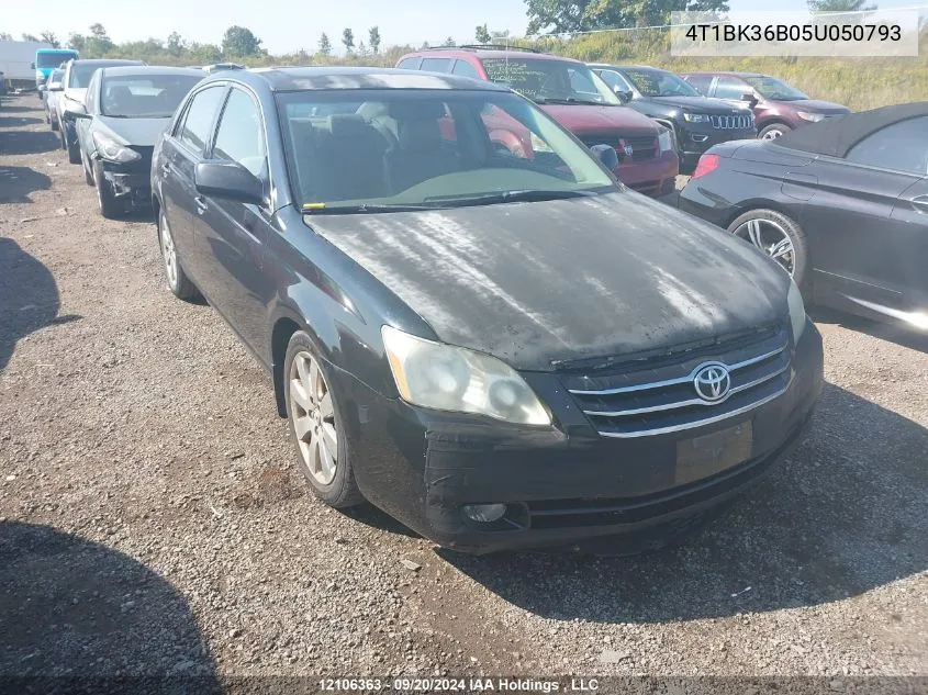 2005 Toyota Avalon Xl/Xls/Touring/Limited VIN: 4T1BK36B05U050793 Lot: 12106363