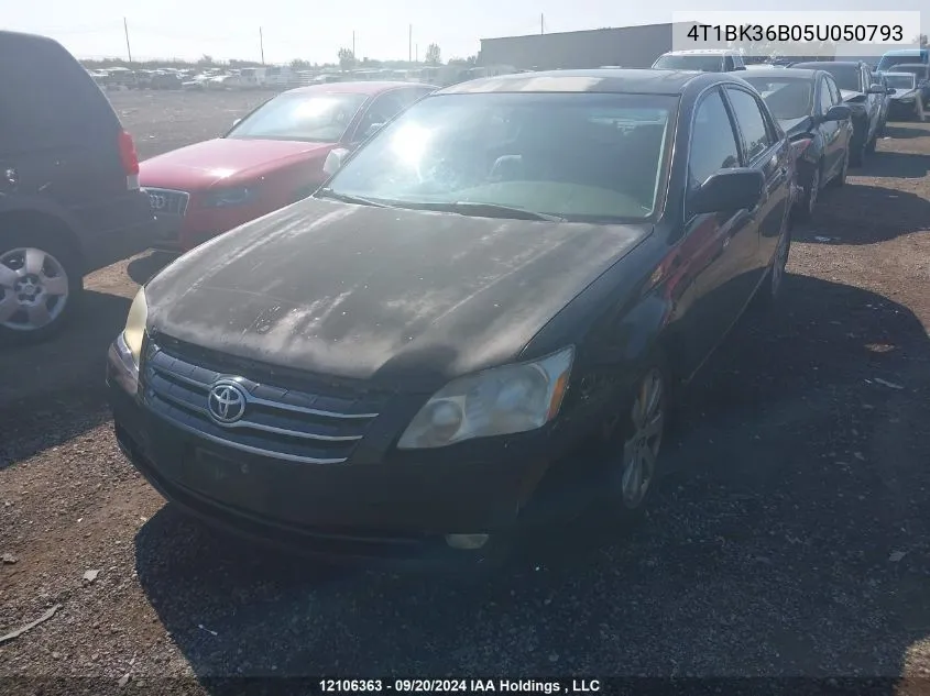 2005 Toyota Avalon Xl/Xls/Touring/Limited VIN: 4T1BK36B05U050793 Lot: 12106363