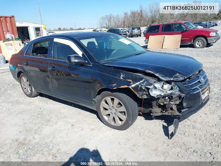 2005 Toyota Avalon Xls VIN: 4T1BK36B25U012191 Lot: 38785162