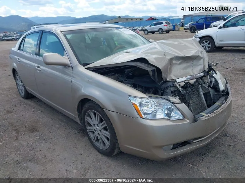 2005 Toyota Avalon Limited VIN: 4T1BK36B25U004771 Lot: 39622367