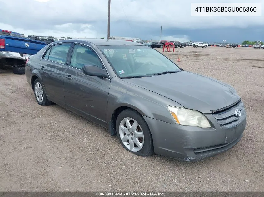 2005 Toyota Avalon Xl VIN: 4T1BK36B05U006860 Lot: 39935614