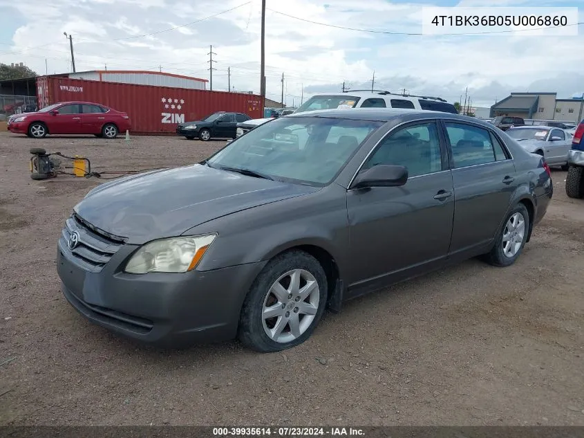 2005 Toyota Avalon Xl VIN: 4T1BK36B05U006860 Lot: 39935614