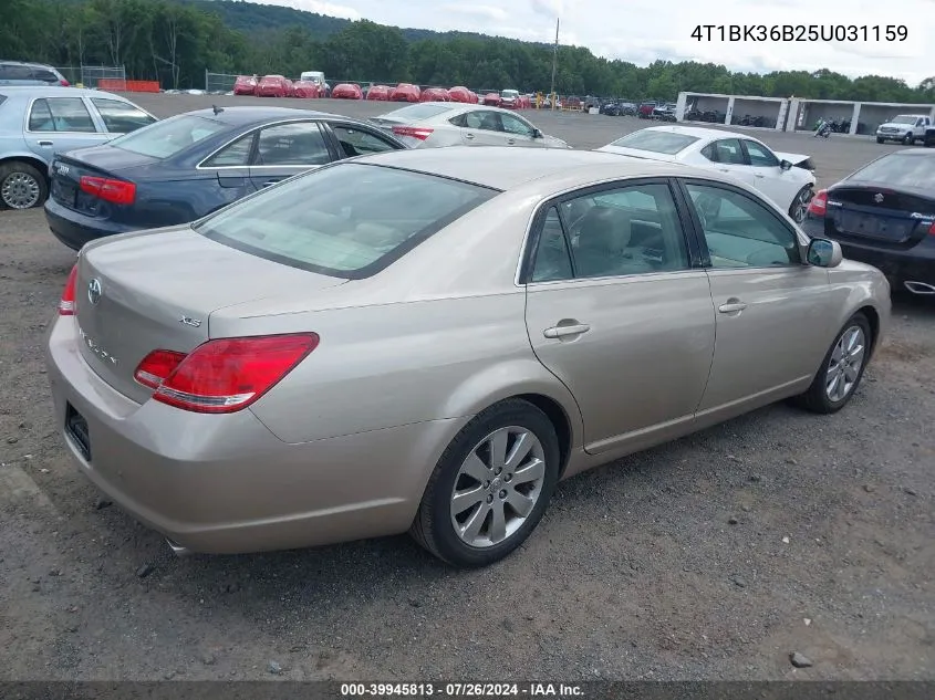 2005 Toyota Avalon Limited/Touring/Xl/Xls VIN: 4T1BK36B25U031159 Lot: 39945813