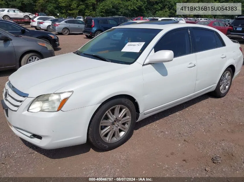 2005 Toyota Avalon Limited VIN: 4T1BK36B15U054383 Lot: 40046757