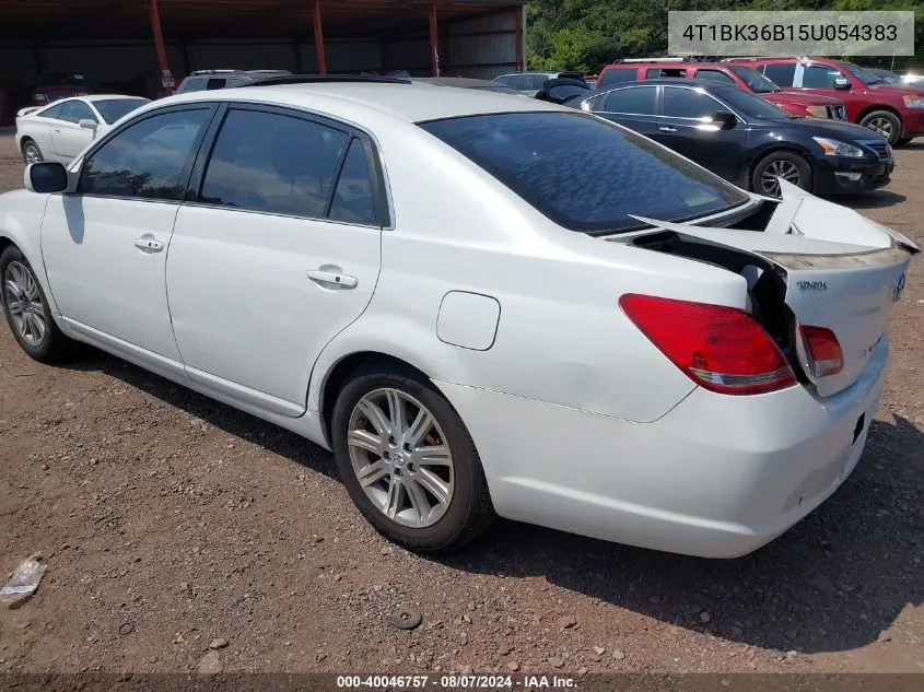 2005 Toyota Avalon Limited VIN: 4T1BK36B15U054383 Lot: 40046757