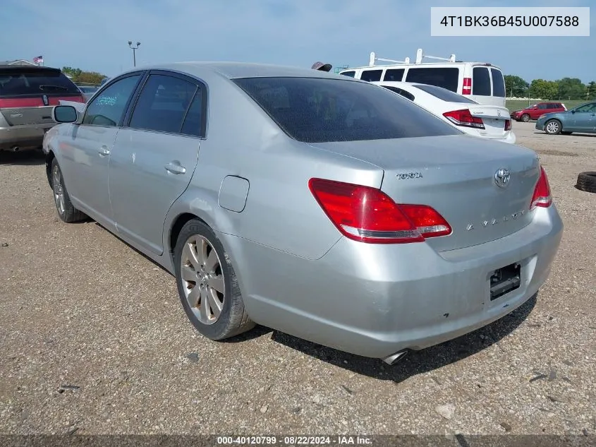 2005 Toyota Avalon Xls VIN: 4T1BK36B45U007588 Lot: 40120799