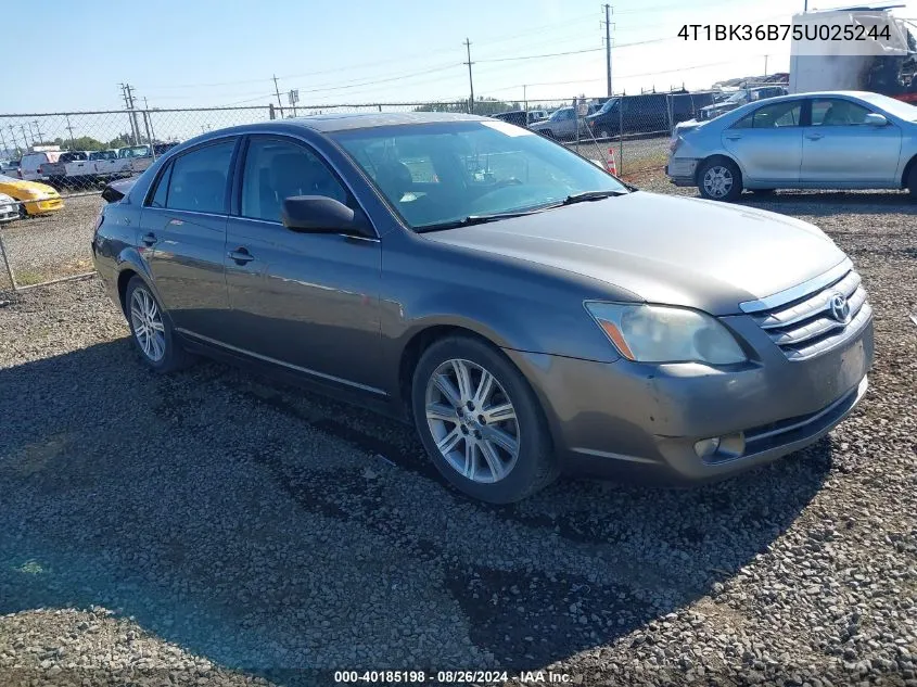 2005 Toyota Avalon Limited VIN: 4T1BK36B75U025244 Lot: 40185198