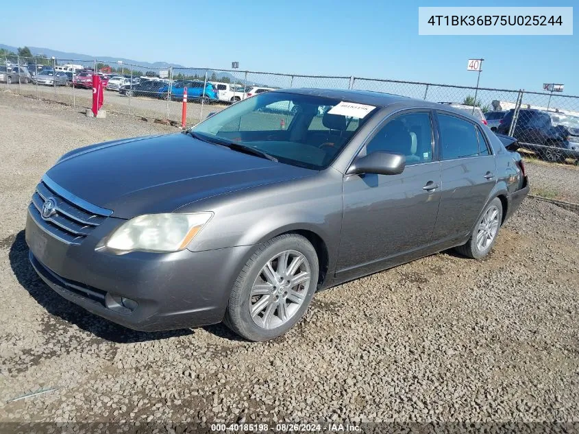 2005 Toyota Avalon Limited VIN: 4T1BK36B75U025244 Lot: 40185198