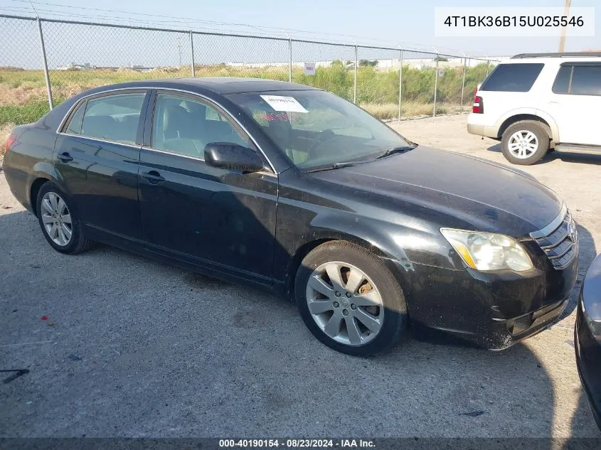 2005 Toyota Avalon Xls VIN: 4T1BK36B15U025546 Lot: 40190154