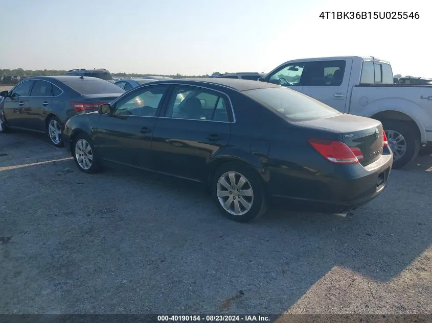 2005 Toyota Avalon Xls VIN: 4T1BK36B15U025546 Lot: 40190154