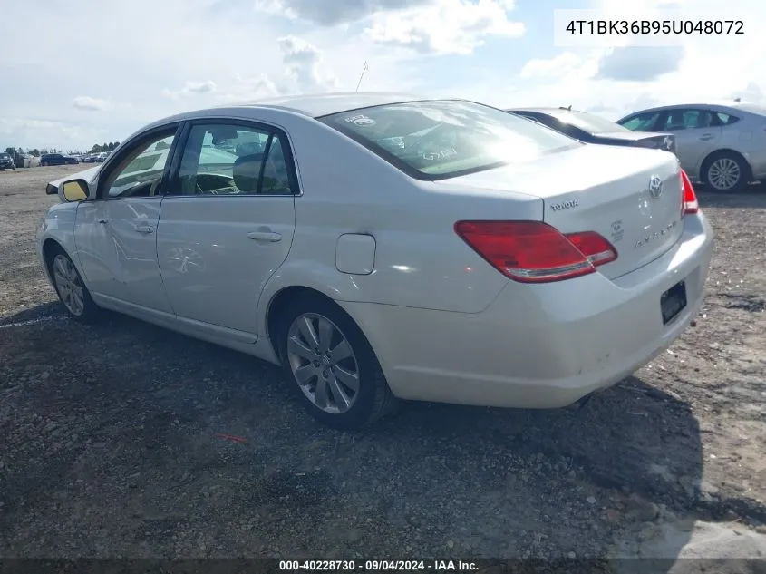 2005 Toyota Avalon Xls VIN: 4T1BK36B95U048072 Lot: 40228730