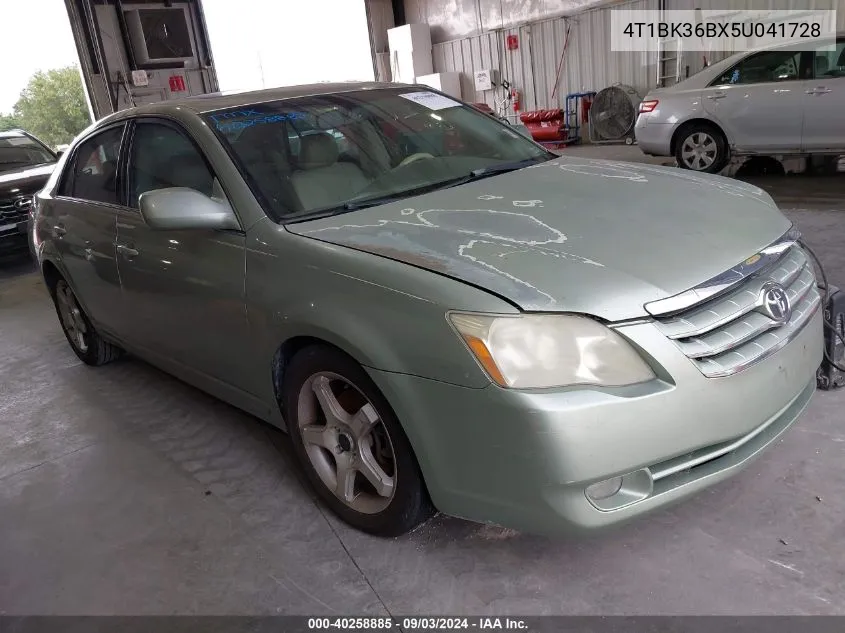 2005 Toyota Avalon Xls VIN: 4T1BK36BX5U041728 Lot: 40258885