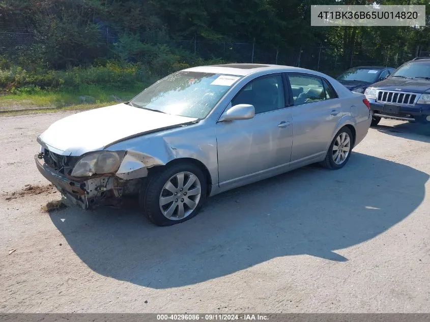 2005 Toyota Avalon Xls VIN: 4T1BK36B65U014820 Lot: 40296086