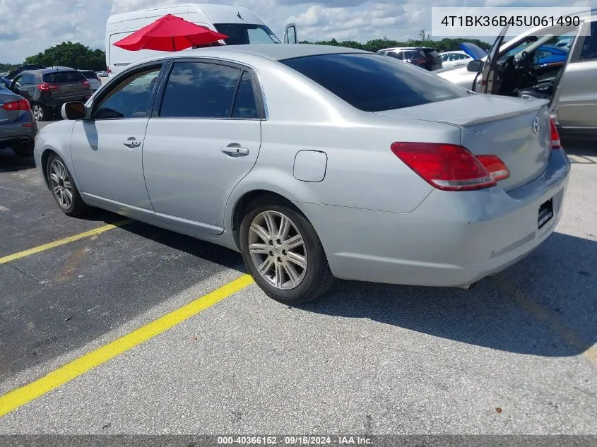 2005 Toyota Avalon Limited VIN: 4T1BK36B45U061490 Lot: 40366152