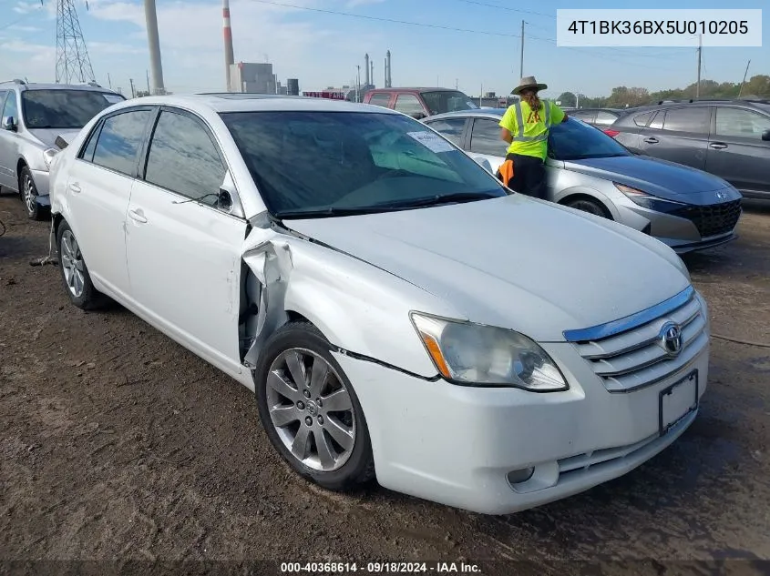 2005 Toyota Avalon Xls VIN: 4T1BK36BX5U010205 Lot: 40368614