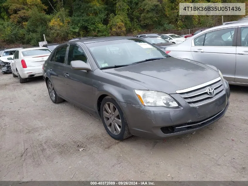 2005 Toyota Avalon Touring VIN: 4T1BK36B35U051436 Lot: 40372089