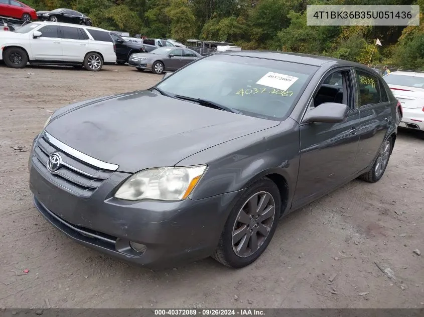 2005 Toyota Avalon Touring VIN: 4T1BK36B35U051436 Lot: 40372089