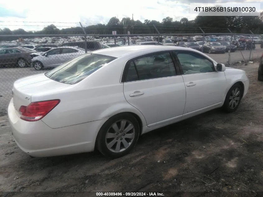 2005 Toyota Avalon Xls VIN: 4T1BK36B15U010030 Lot: 40389496