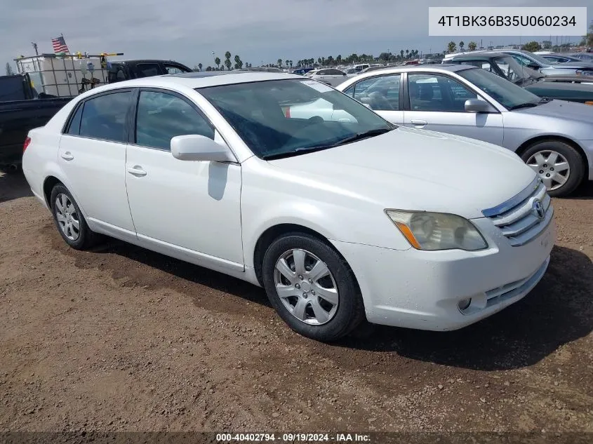 2005 Toyota Avalon Xls VIN: 4T1BK36B35U060234 Lot: 40402794