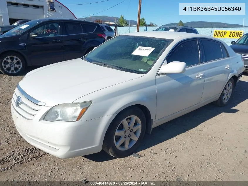 2005 Toyota Avalon Xl/Xls/Touring/Limited VIN: 4T1BK36B45U056340 Lot: 40414979