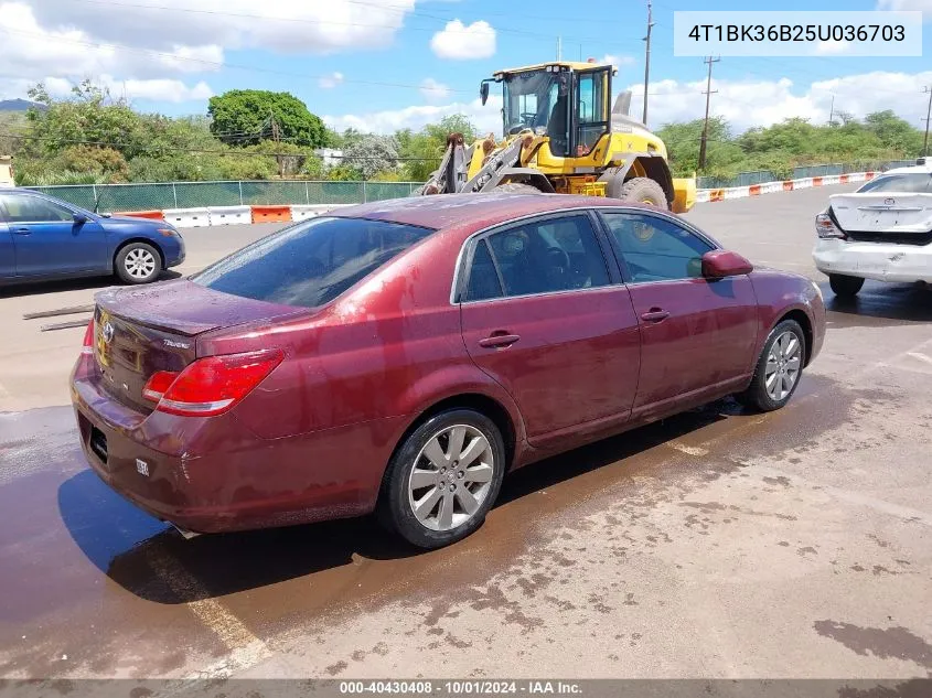 4T1BK36B25U036703 2005 Toyota Avalon Xl