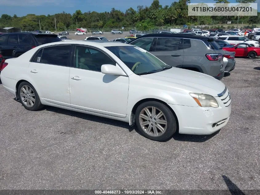 2005 Toyota Avalon Limited VIN: 4T1BK36B05U047201 Lot: 40466273