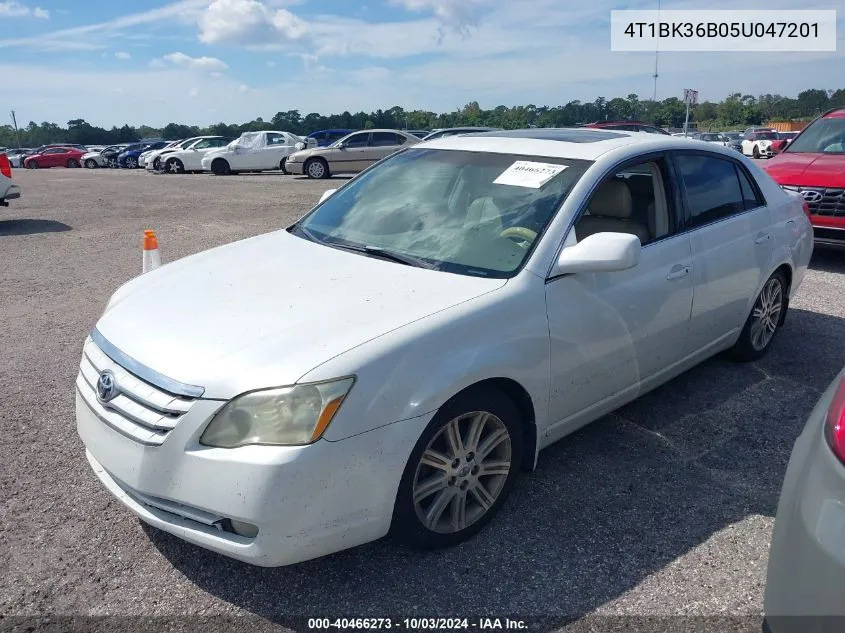 2005 Toyota Avalon Limited VIN: 4T1BK36B05U047201 Lot: 40466273