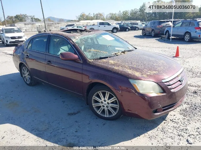 2005 Toyota Avalon Xl/Xls/Touring/Limited VIN: 4T1BK36B05U036070 Lot: 40467589