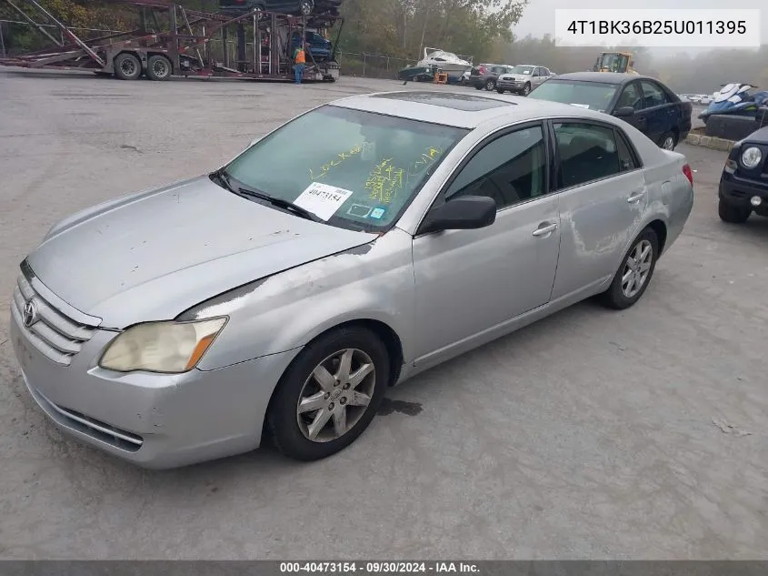 2005 Toyota Avalon Xl VIN: 4T1BK36B25U011395 Lot: 40473154