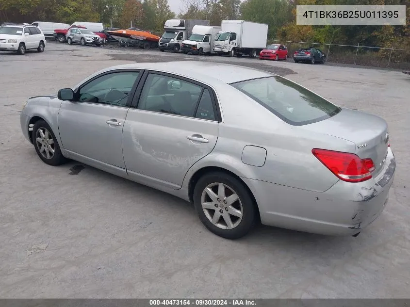 2005 Toyota Avalon Xl VIN: 4T1BK36B25U011395 Lot: 40473154