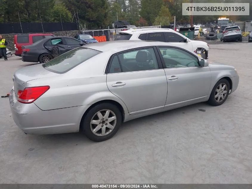 2005 Toyota Avalon Xl VIN: 4T1BK36B25U011395 Lot: 40473154